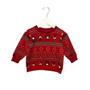 ⭐️ 5/$30 George Kids Xmas Knit Sweater size 6-12 Months